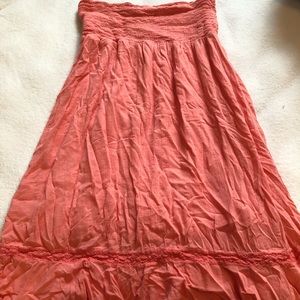 Beach outerwear tube top coverup dress